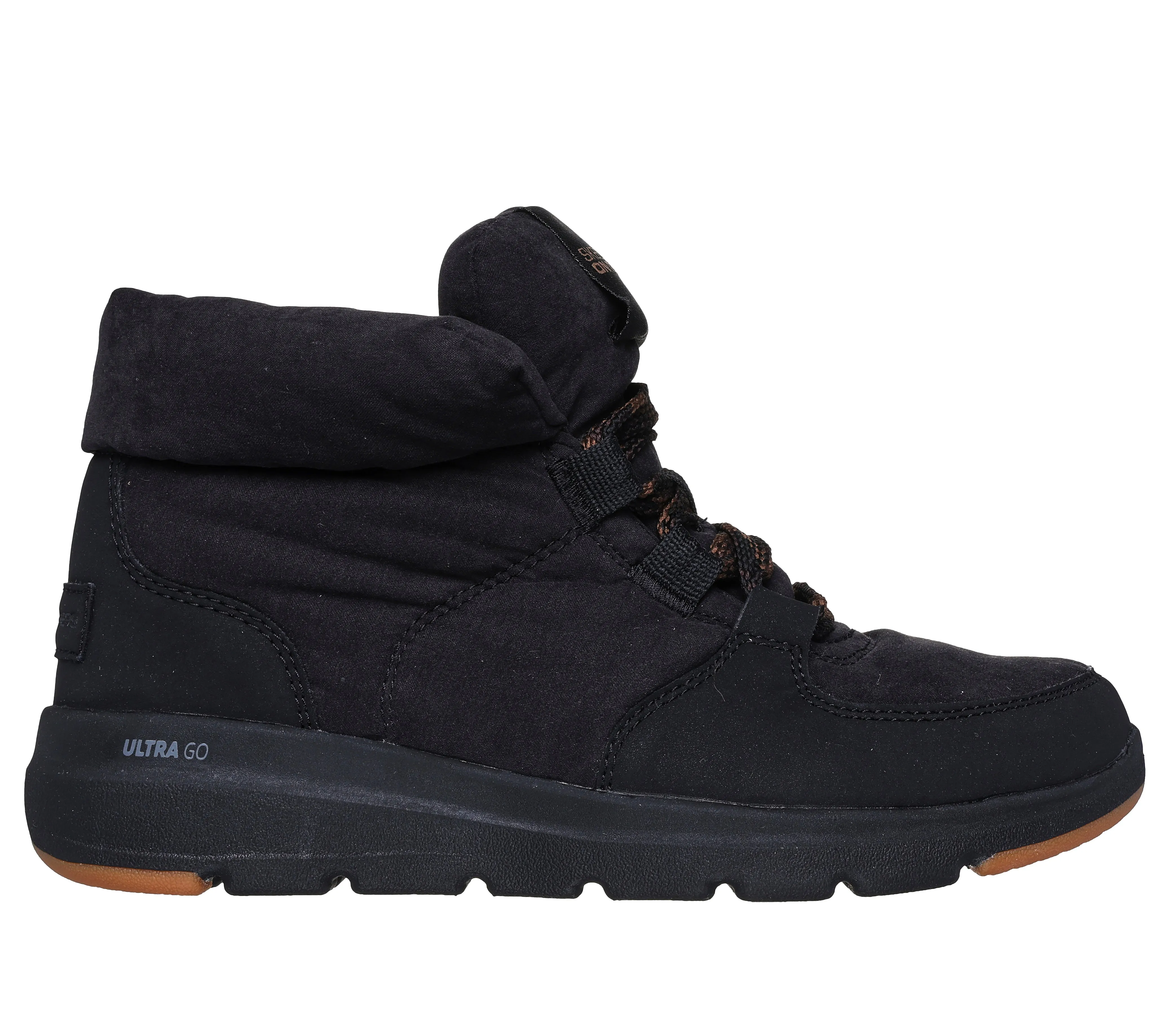 Skechers 144194/BLK GLACIAL ULTRA-TREND UP Womens Boots Black sold by Shuperb