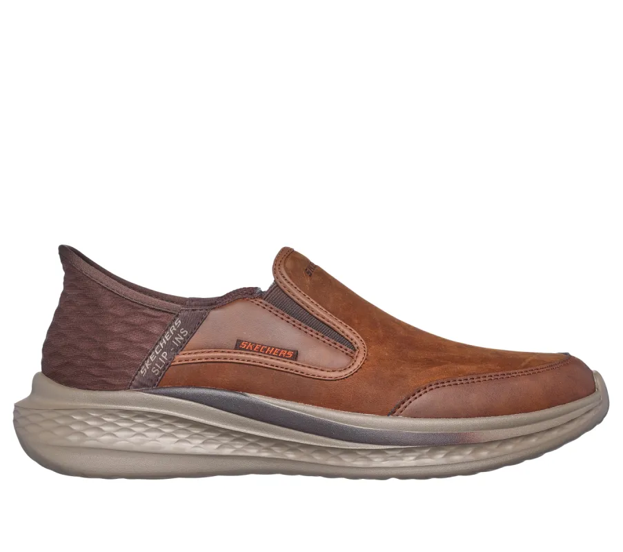Skechers Slip-ins Relaxed Fit Craster Lanigan 'Dark Brown' 204847