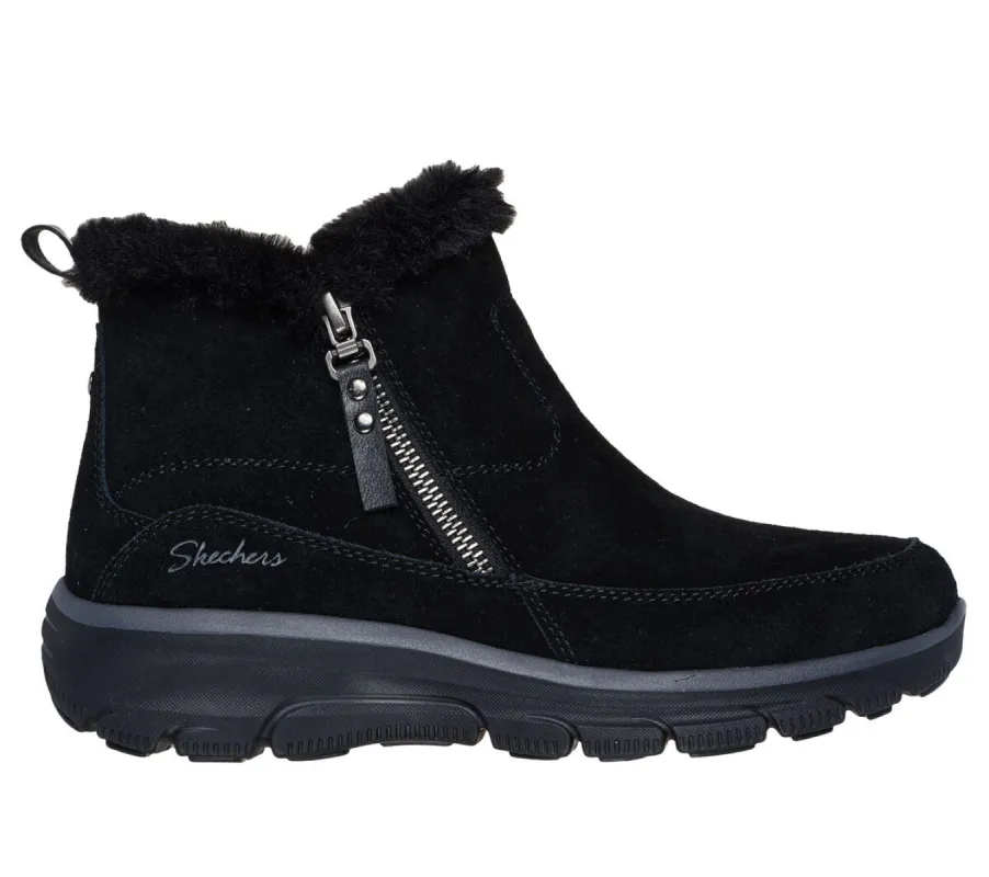 Skechers 167862/BLK EASY GOING - COOL ZIP Womens Boots Black sold by Shuperb