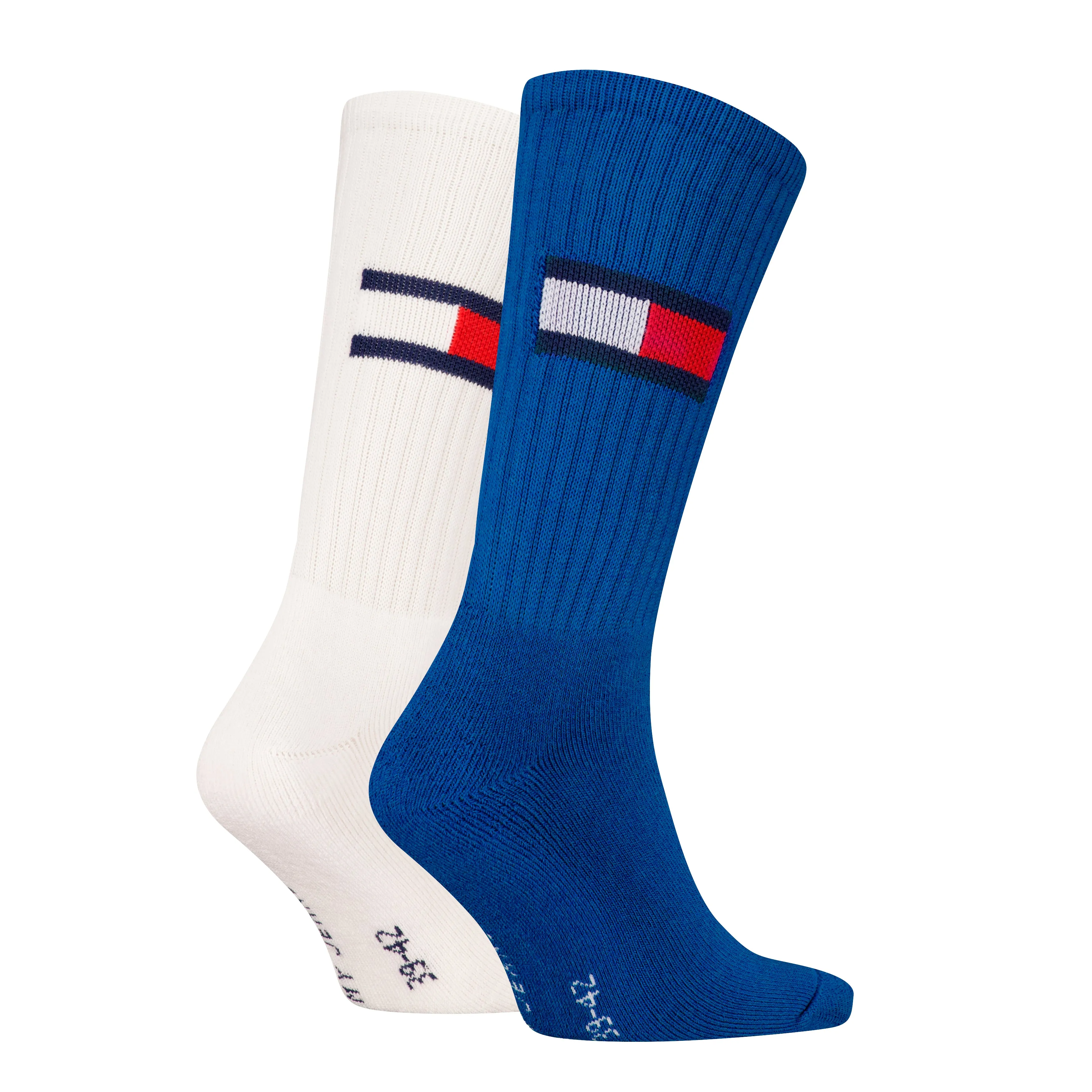 Tommy Hilfiger 2 Pack Trainer Flag Mens Crew Socks Blue/White sold by Shuperb product image thumbnail 2