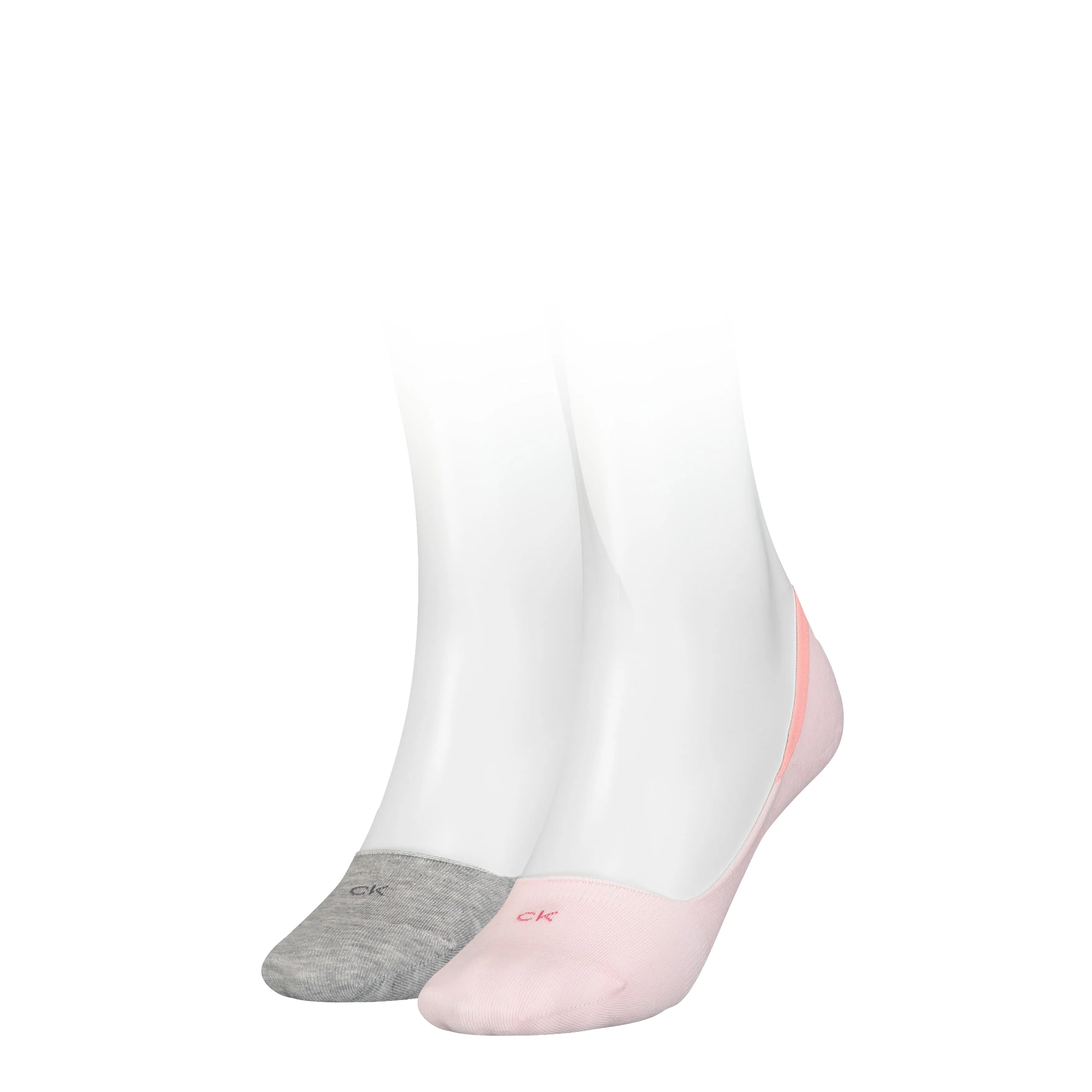 Calvin Klein 2 Pack Womens Invisible Socks Pink sold by Shuperb product image thumbnail 2