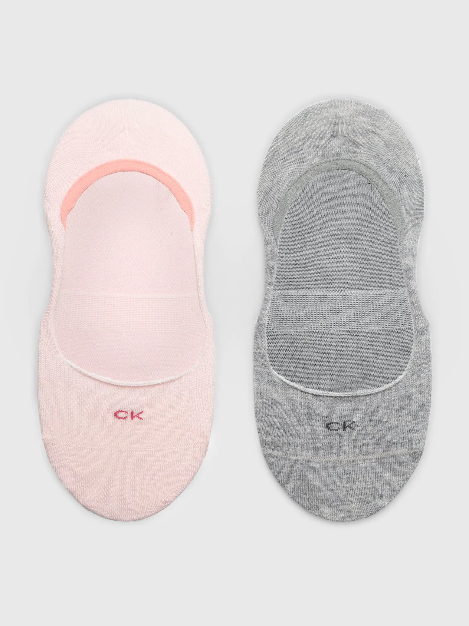 Calvin Klein 2 Pack Womens Invisible Socks Pink sold by Shuperb