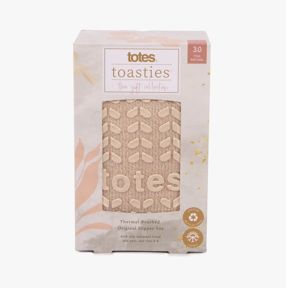 Totes Toasties THERMAL BRUSHED ORIGINAL Slipper Socks Womens Socks Oat sold by Shuperb product image thumbnail 4