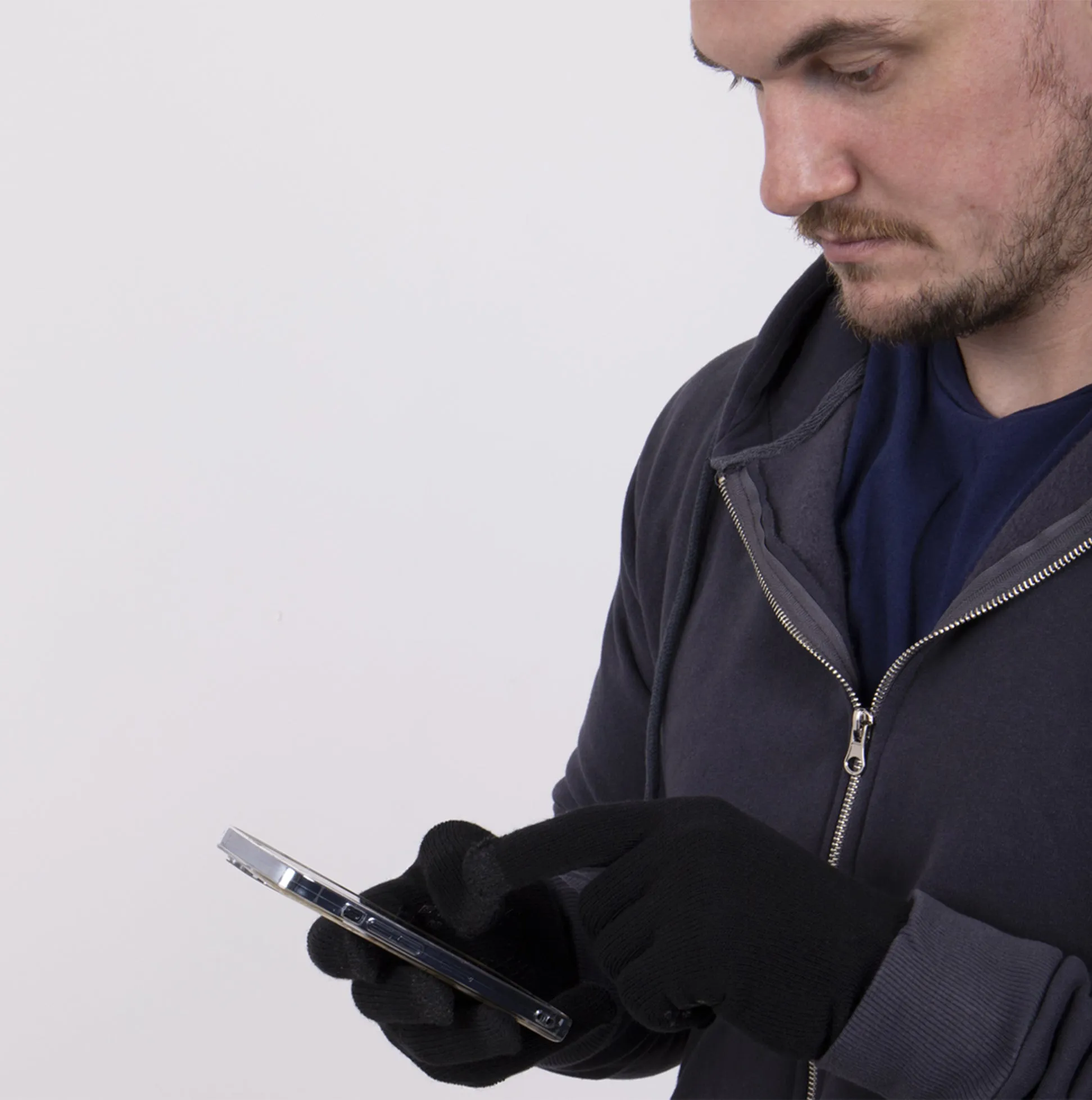 Totes Toasties STRETCH KNITTED Touchscreen Gloves Mens Black sold by Shuperb product image thumbnail 5