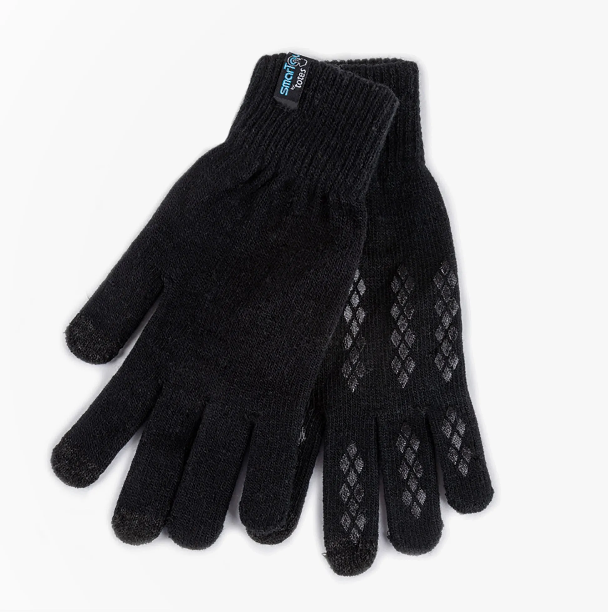 Totes Toasties STRETCH KNITTED Touchscreen Gloves Mens Black sold by Shuperb product image thumbnail 4