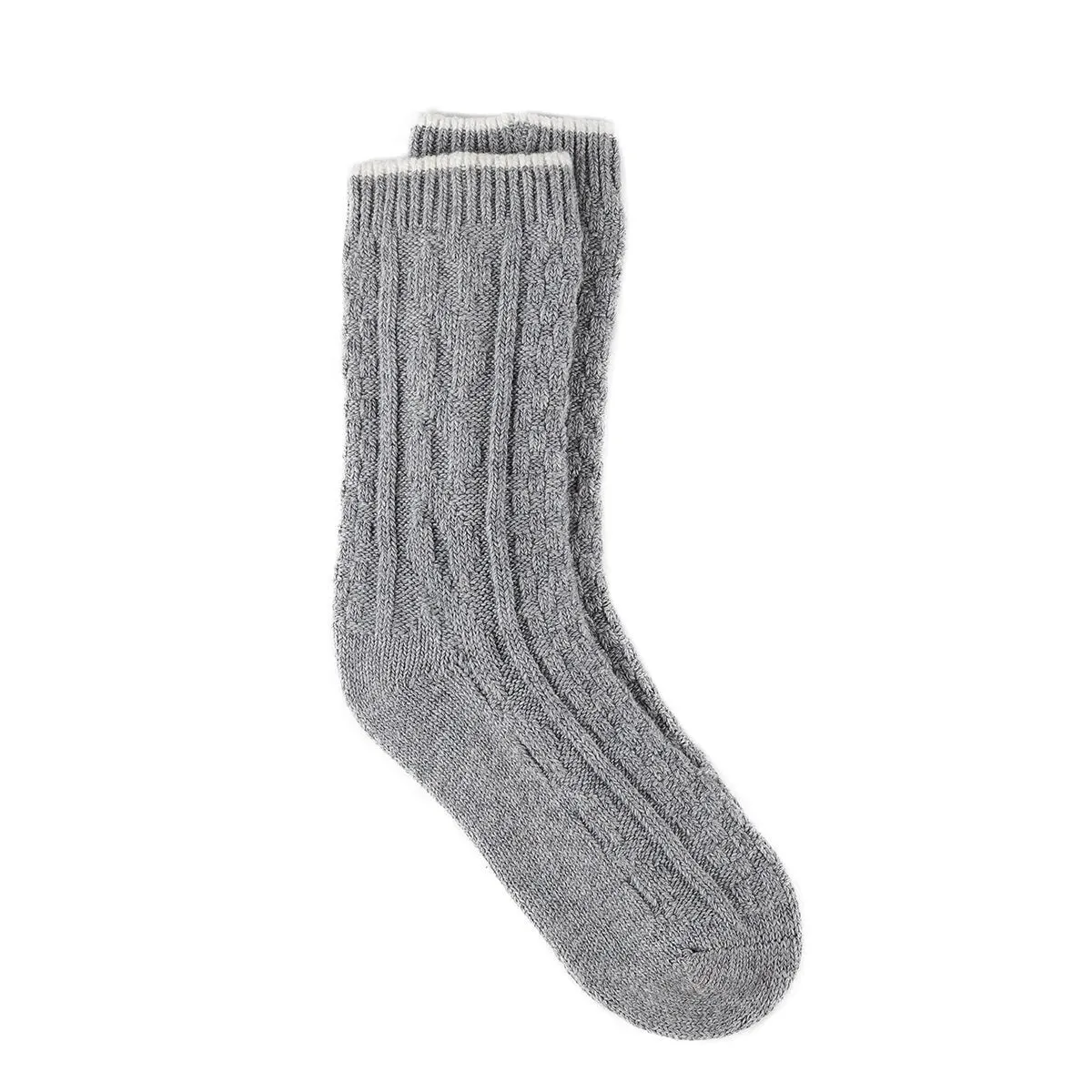 CASHMERE BLEND Slouch Womens Socks Grey Marl sold by Shuperb product image thumbnail 3