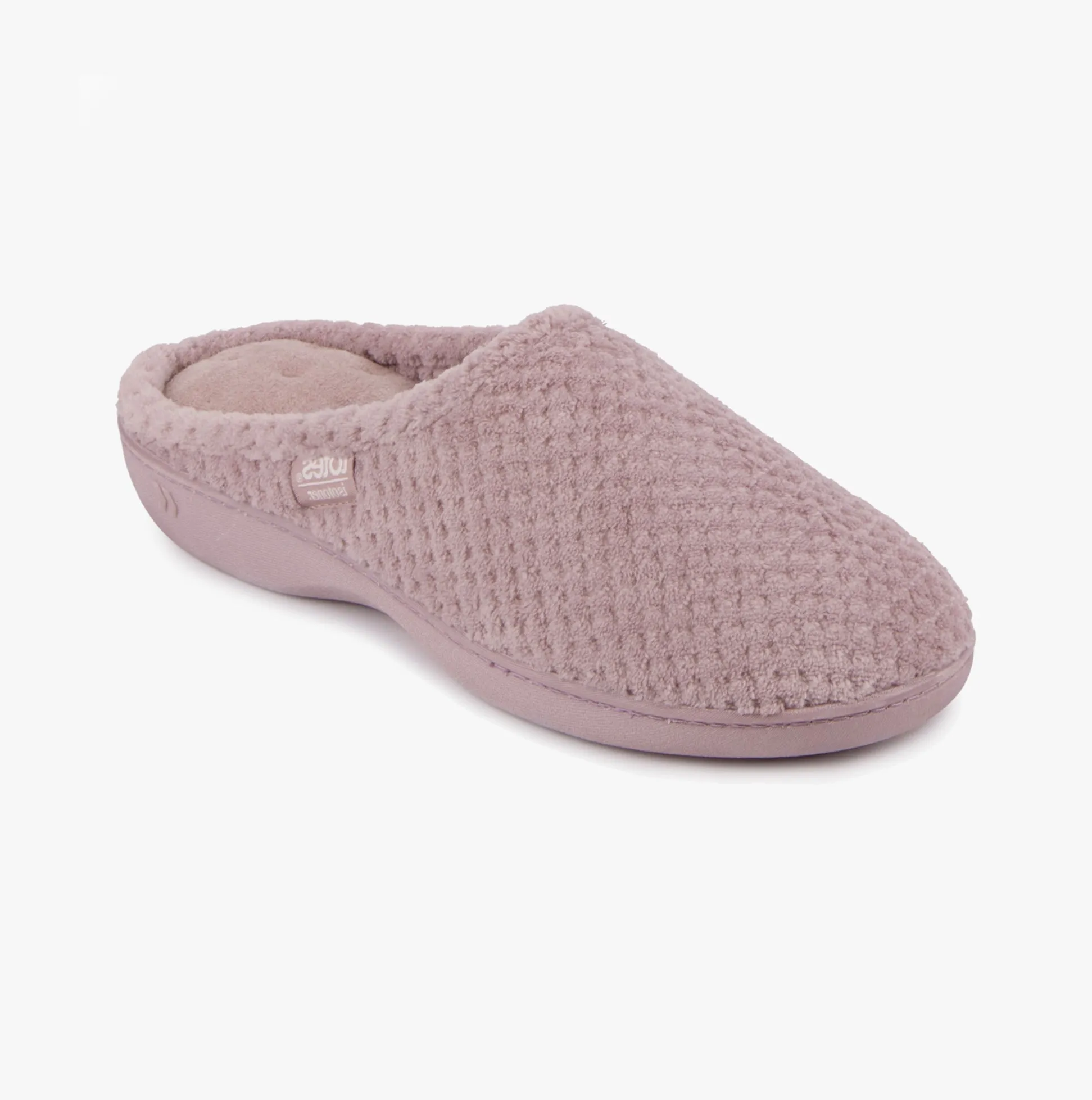 Totes Isotoner POPCORN TERRY Womens Mule Slippers Dusky Pink sold by Shuperb product image thumbnail 4