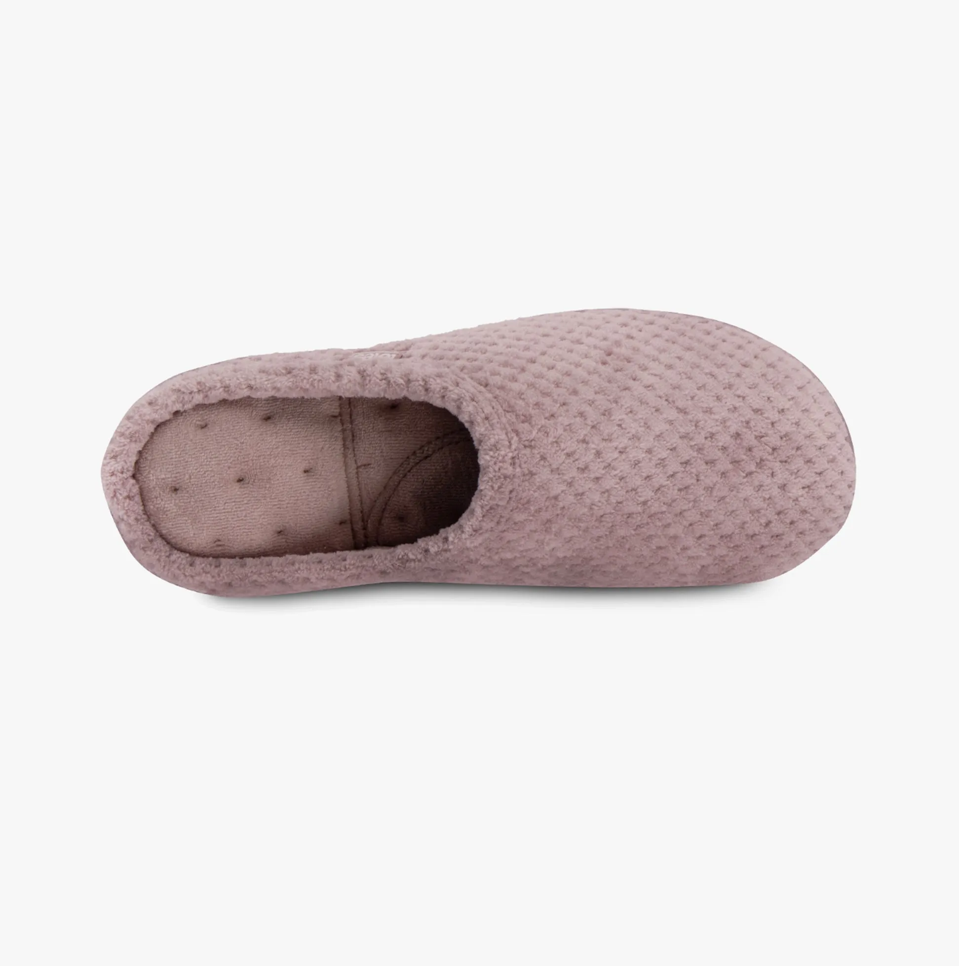 Totes Isotoner POPCORN TERRY Womens Mule Slippers Dusky Pink sold by Shuperb product image thumbnail 2