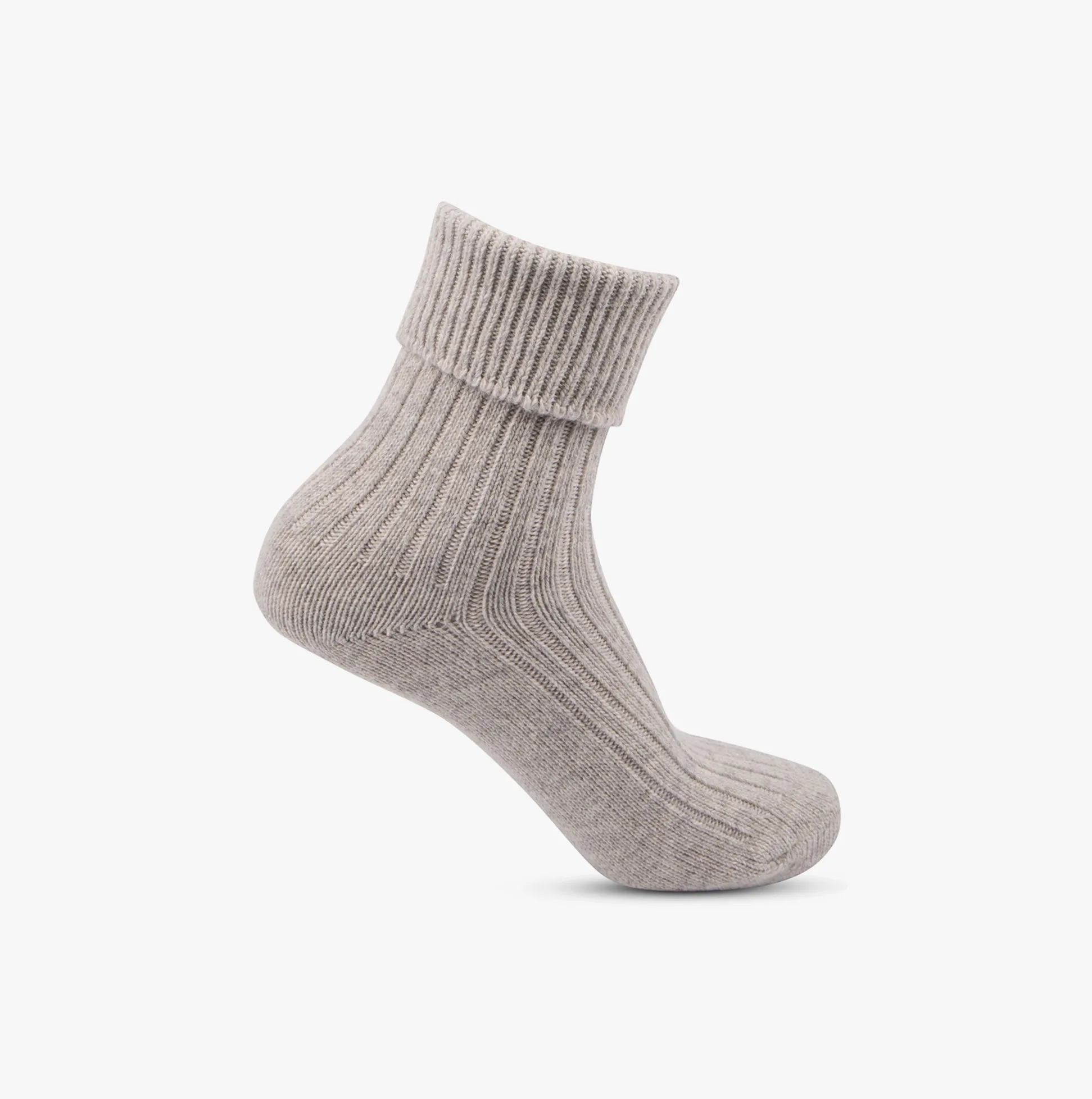 CASHMERE BLEND Womens Socks Mink sold by Shuperb