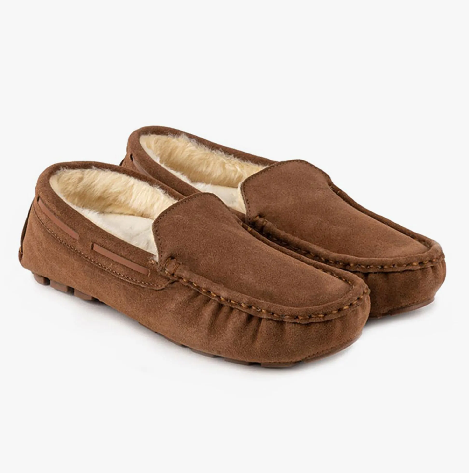 Totes Isotoner MOCC Mens Moccasin Slippers Tan sold by Shuperb product image thumbnail 2