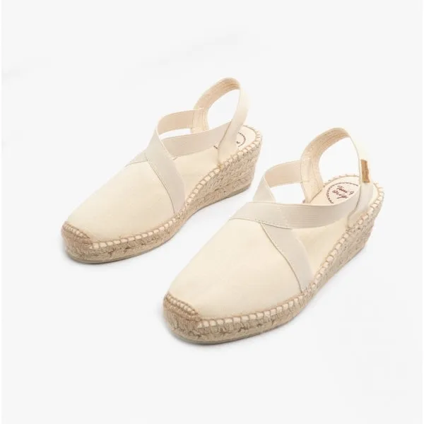 Toni Pons TER Womens Wedge Espadrille Sandals Ecru sold by Shuperb product image thumbnail 3