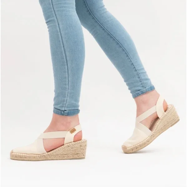 Toni Pons TER Womens Wedge Espadrille Sandals Ecru sold by Shuperb product image thumbnail 2