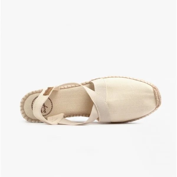 Toni Pons TER Womens Wedge Espadrille Sandals Ecru sold by Shuperb product image thumbnail 5