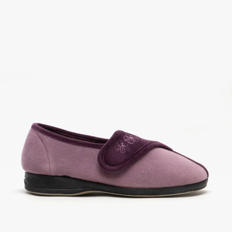 Sleepers GEMMA Womens Full Slippers Purple/Lilac sold by Shuperb