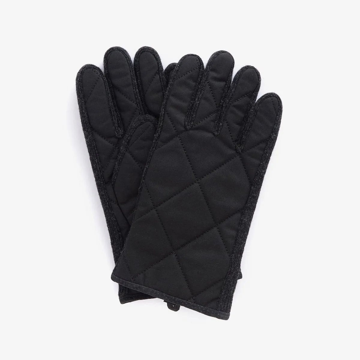 Barbour WINTERDALE GLOVES Mens Black sold by Shuperb