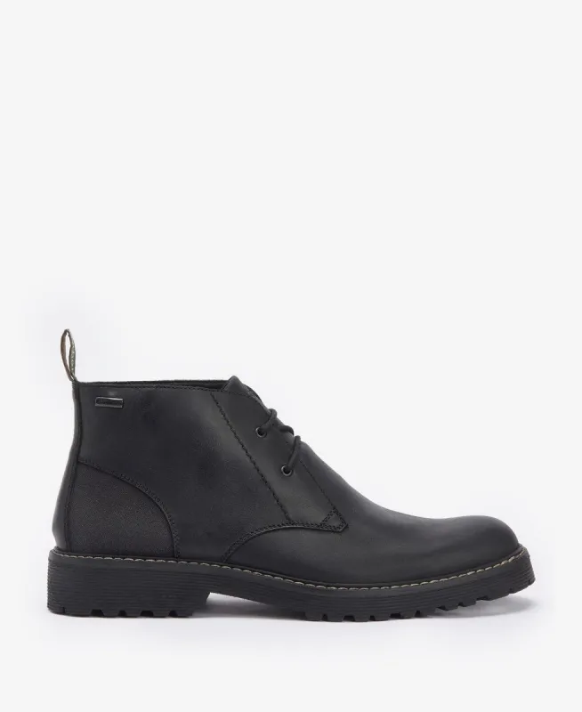 Barbour MAXWELL Mens Chukka Boots Black made by Barbour