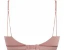 Calvin Klein TONAL LOGO COTTON Womens Triangle Bra Red Grape W/ Apple Butter Logo sold by Shuperb