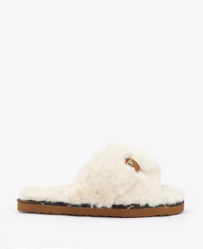 ELIZA Womens Slippers Ivory sold by Shuperb