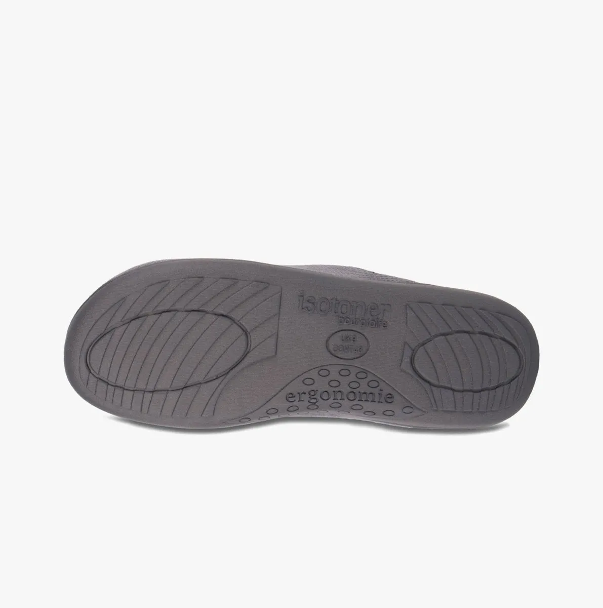 Totes Isotoner SQUARE PATTERNED SMART MULE Mens Mule Slippers Grey sold by Shuperb product image thumbnail 4