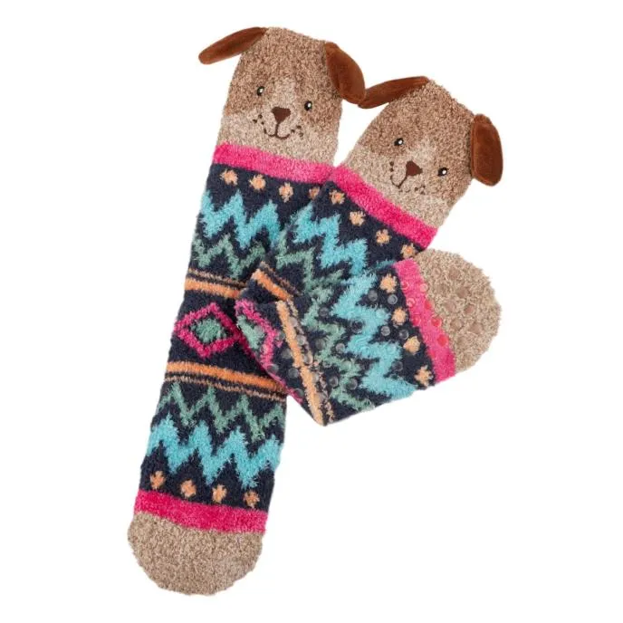 NOVELTY SUPER SOFT SLIPPER SOCKS Womens Socks Dog sold by Shuperb product image thumbnail 2