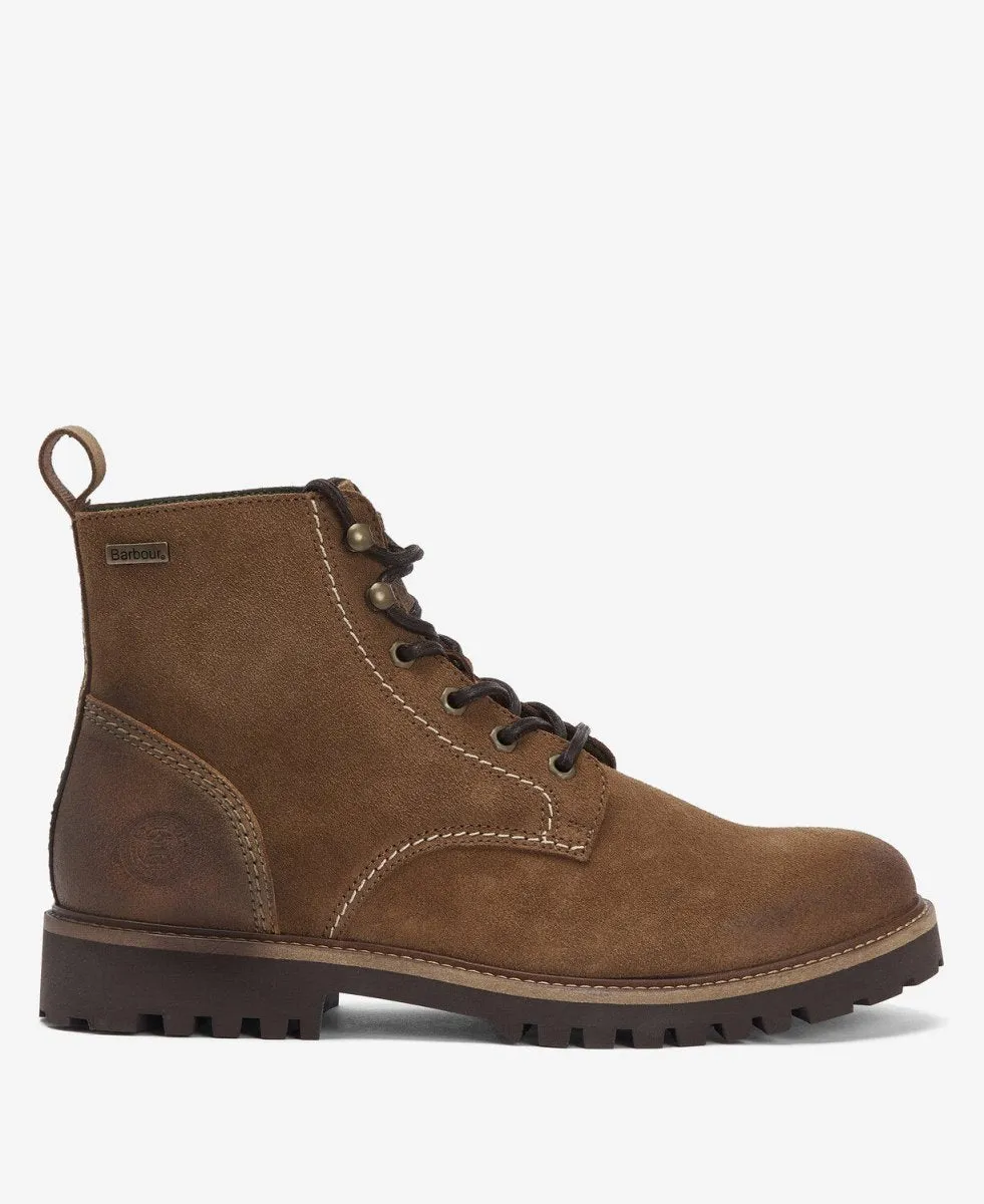 Barbour FOGGY Mens Derby Boots Cognac sold by Shuperb