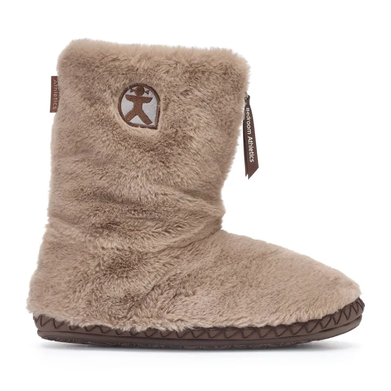 Bedroom Athletics MONROE Womens Slipper Boots Taupe / Deep Taupe sold by Shuperb