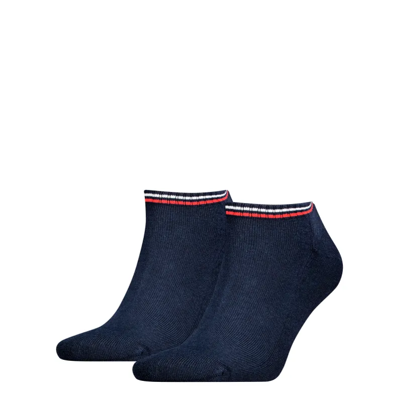 Tommy Hilfiger 2 Pack Trainer Mens Ankle Socks Navy sold by Shuperb