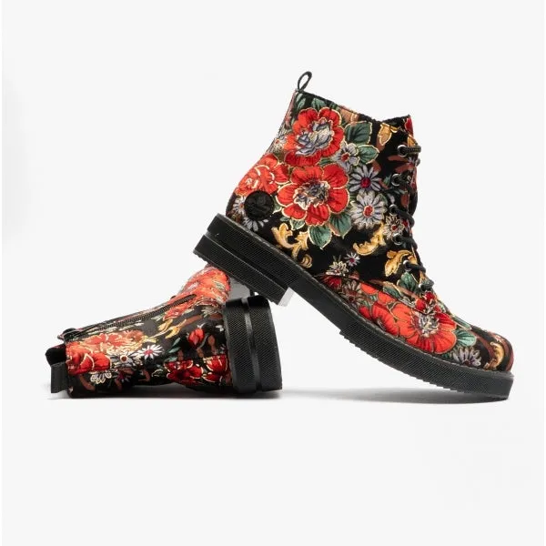 Rieker 72010-90 Womens Ankle Boots Black/Multi sold by Shuperb product image thumbnail 5