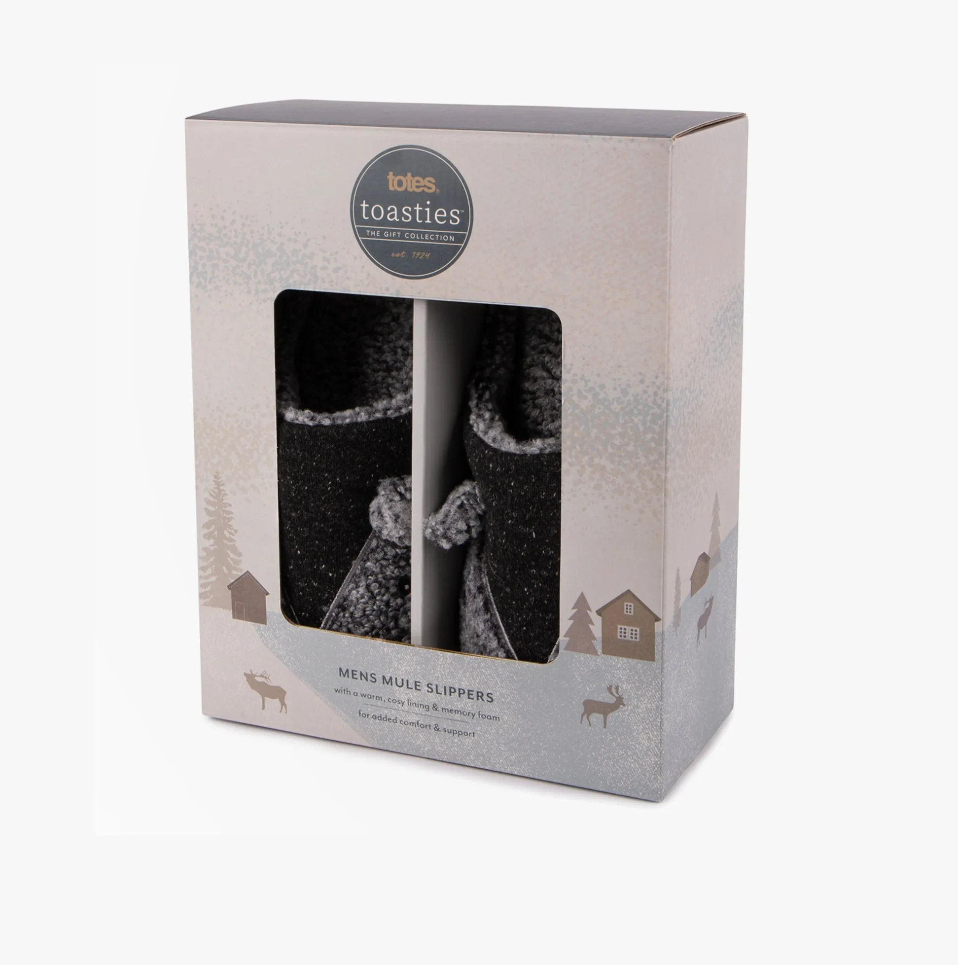 Totes Toasties NOVELTY APPLIQUE Mule Slippers Mens Novelty sold by Shuperb product image thumbnail 4