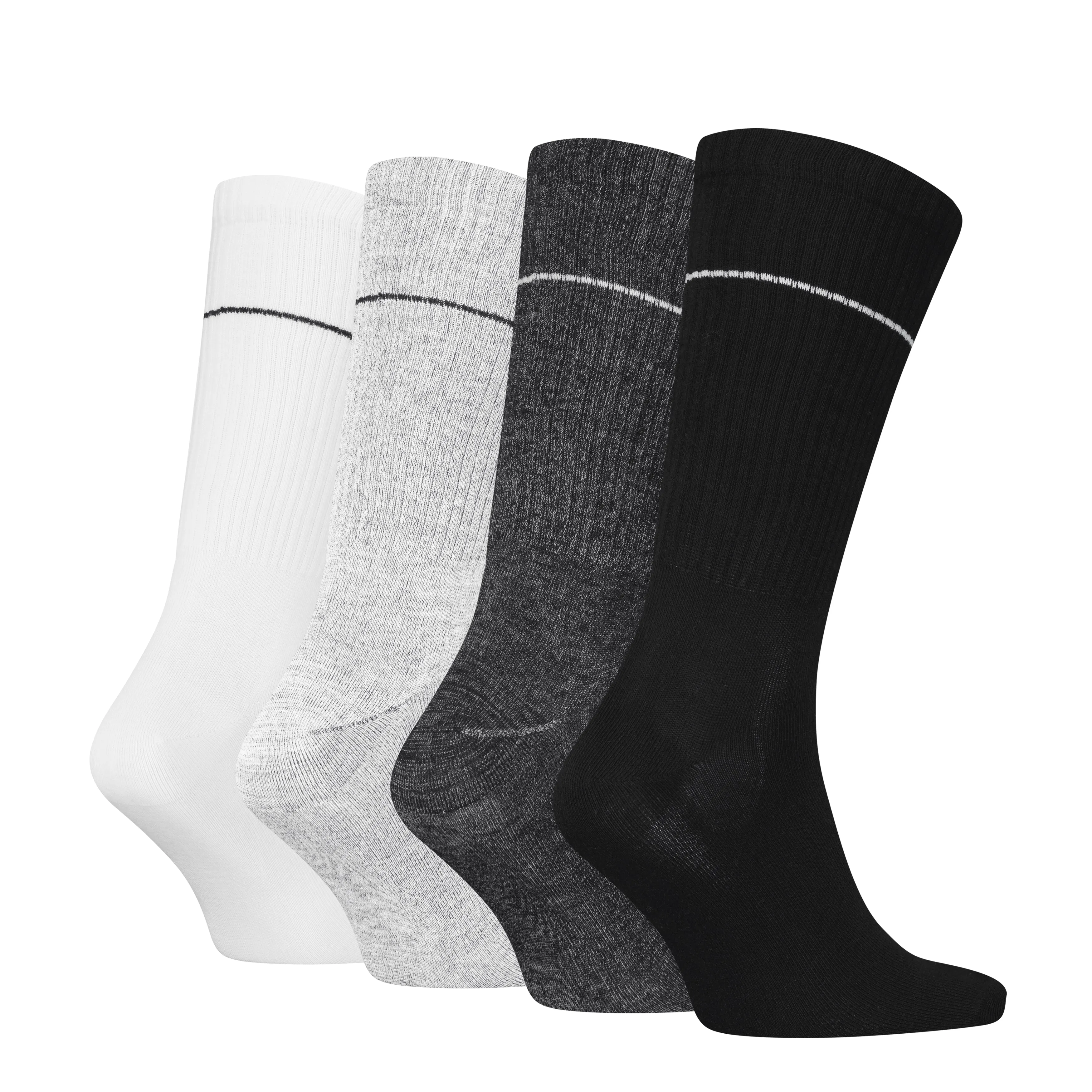 Calvin Klein 4 Pack Giftboxed Trainer Mens Crew Socks Black/White sold by Shuperb product image thumbnail 4