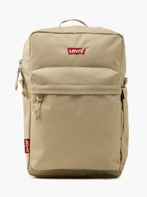 L PACK Unisex Backpack Beige sold by Shuperb