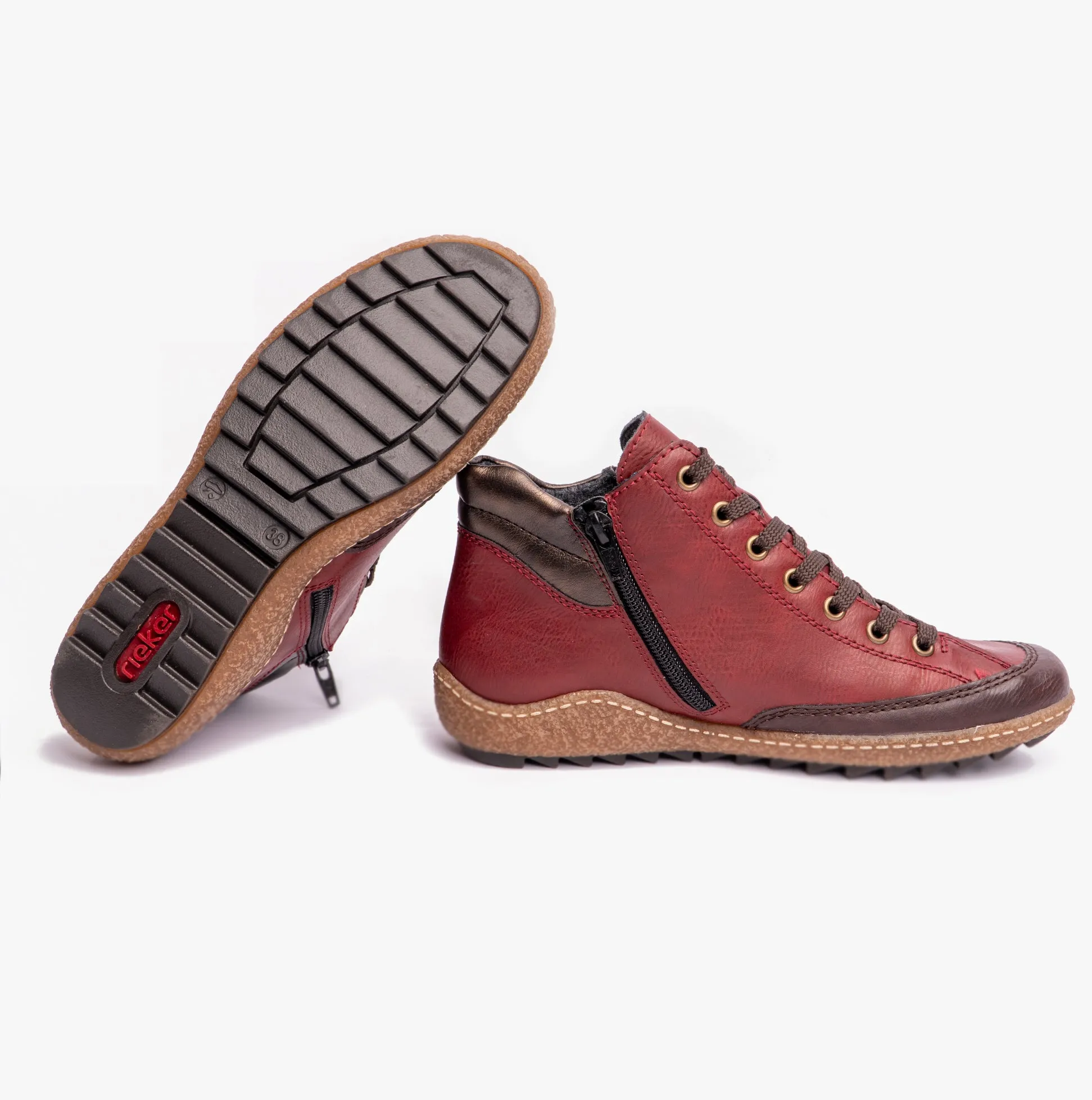 Rieker L7500-35 Womens Boots Red sold by Shuperb product image thumbnail 2