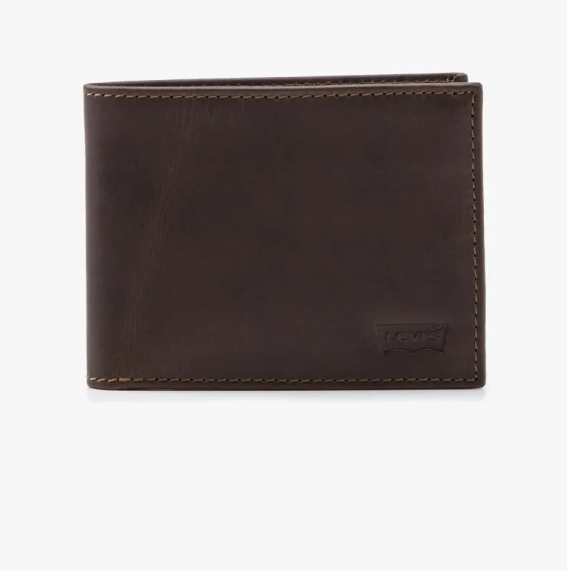 Levi's CASUAL CLASSICS HUNTE COIN BIFOLD Mens Wallet Brown made by Levi's