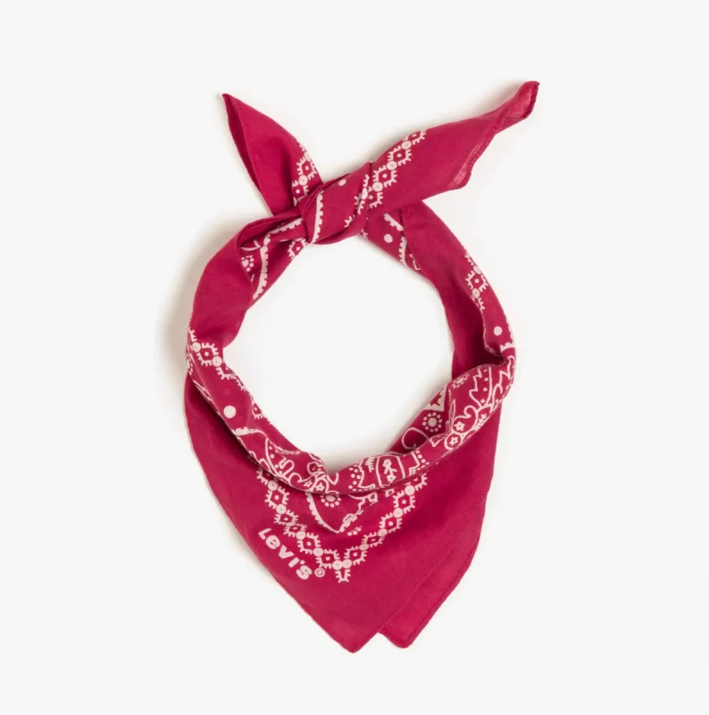 PAISLEY BANDANA Mens Scarf Red sold by Shuperb