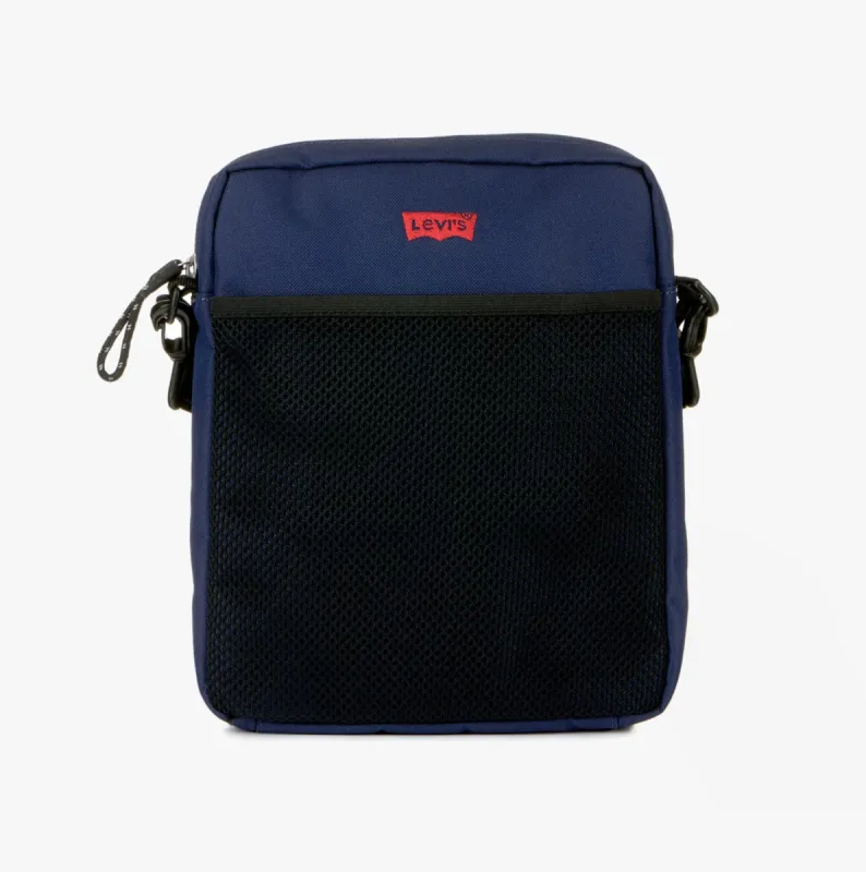 Levi's DUAL STRAP NORTH-SOUTH CROSSBODY Mens Bag Navy Blue made by Levi's