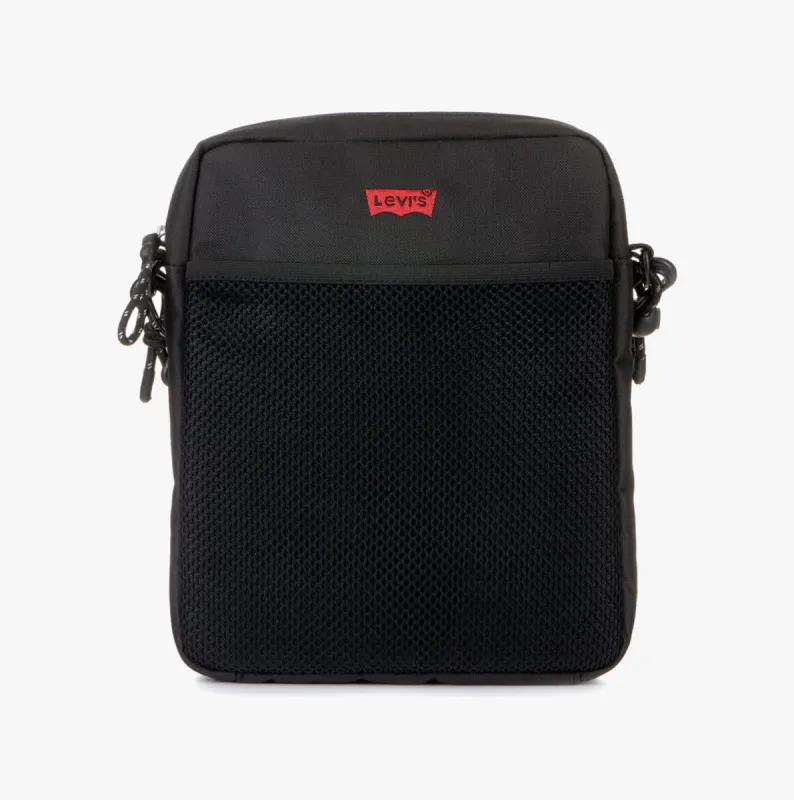 Levi's DUAL STRAP NORTH-SOUTH CROSSBODY Mens Bag Black made by Levi's