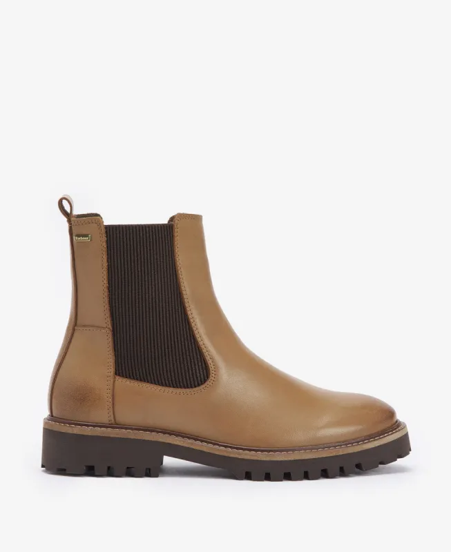 Barbour HARMBY Womens Chelsea Boots Chestnut sold by Shuperb