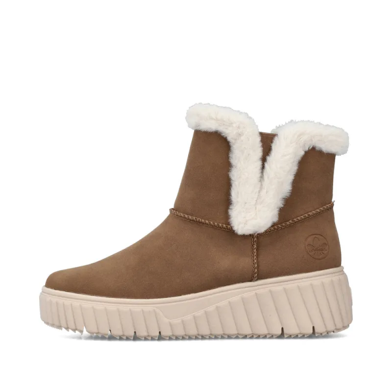 Rieker N2560-24 Womens Boots Brown sold by Shuperb