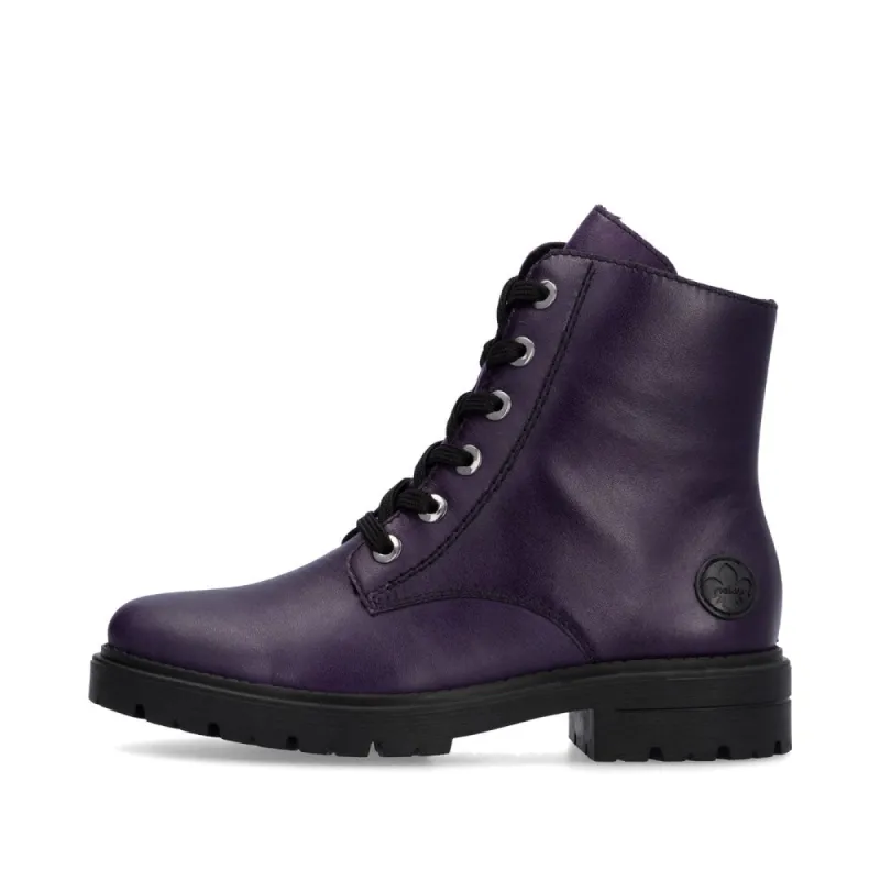 Rieker Z2841-30 Womens Boots Purple sold by Shuperb