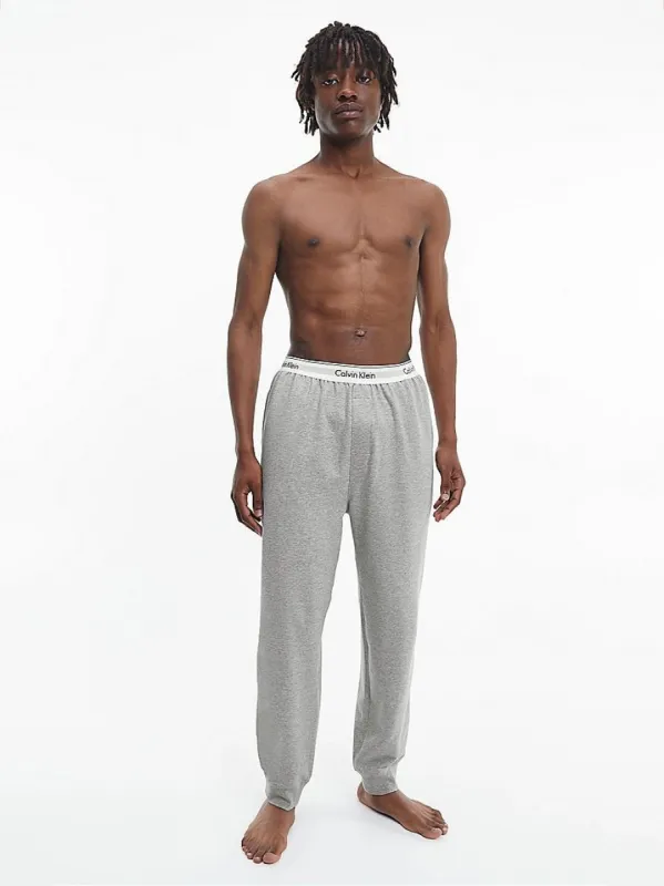 MODERN COTTON LOUNGE Joggers Mens Grey Heather sold by Shuperb
