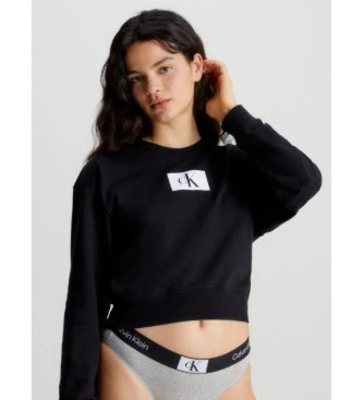 Calvin Klein 1996 LOUNGE Sweatshirt Womens Black sold by Shuperb