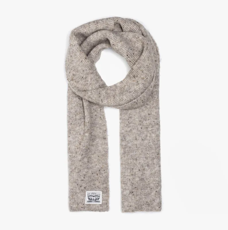Levi's BACK PATCH SCARF Mens Beige sold by Shuperb