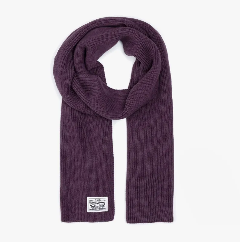 Levi's BACKPATCH SCARF Womens Dark Purple sold by Shuperb