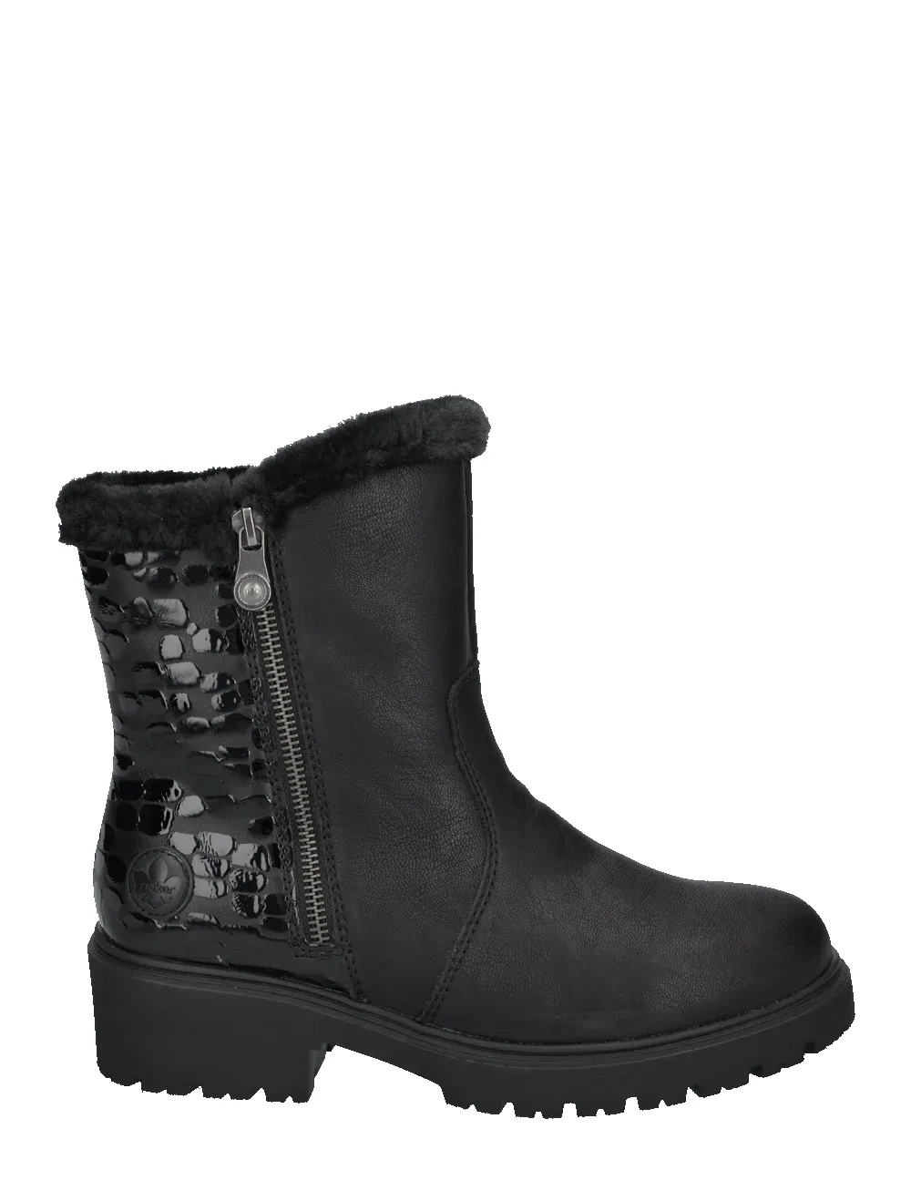Rieker 76061-00 Womens Boots Black sold by Shuperb