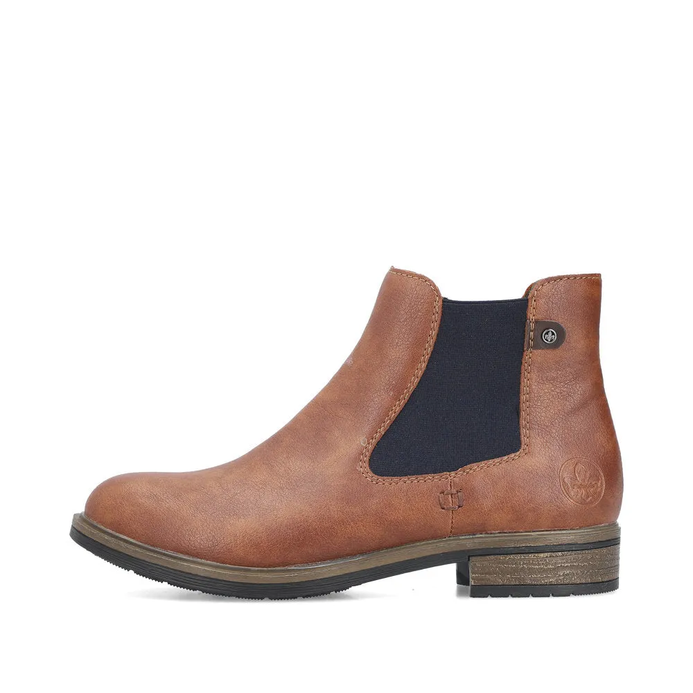 Rieker 72254-24 Womens Boots Brown sold by Shuperb