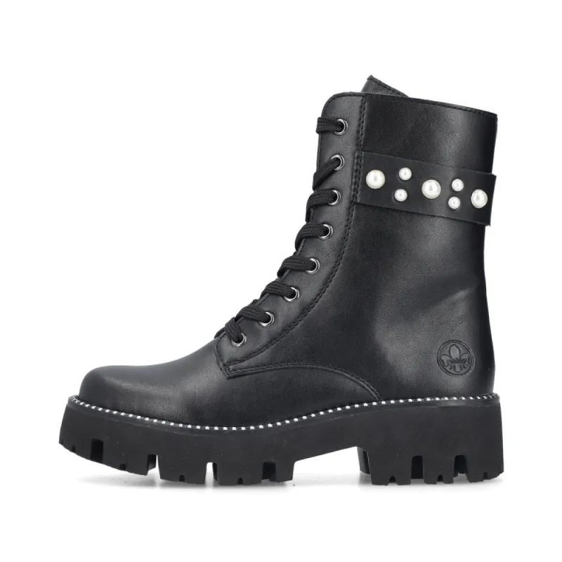 Rieker Y3354-00 Womens Boots Black sold by Shuperb