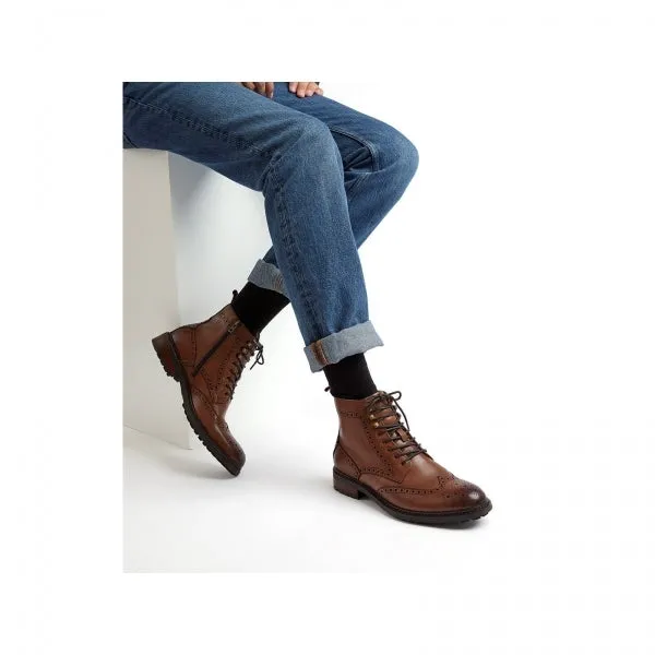 COLONEL'S Mens Leather Boots Tan sold by Shuperb product image thumbnail 3