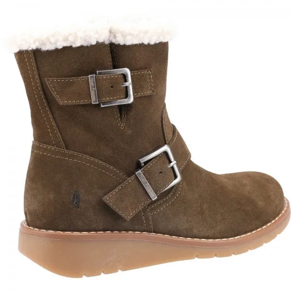 Hush Puppies LEXIE Womens Suede Boots Olive sold by Shuperb product image thumbnail 3