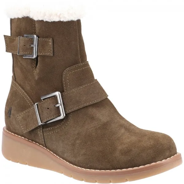 Hush Puppies LEXIE Womens Suede Boots Olive sold by Shuperb product image thumbnail 2