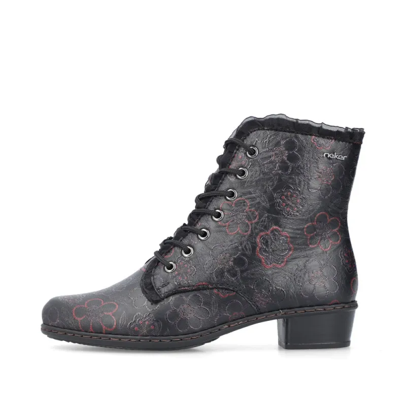 Rieker Y0703-90 Womens Boots Multi made by Rieker
